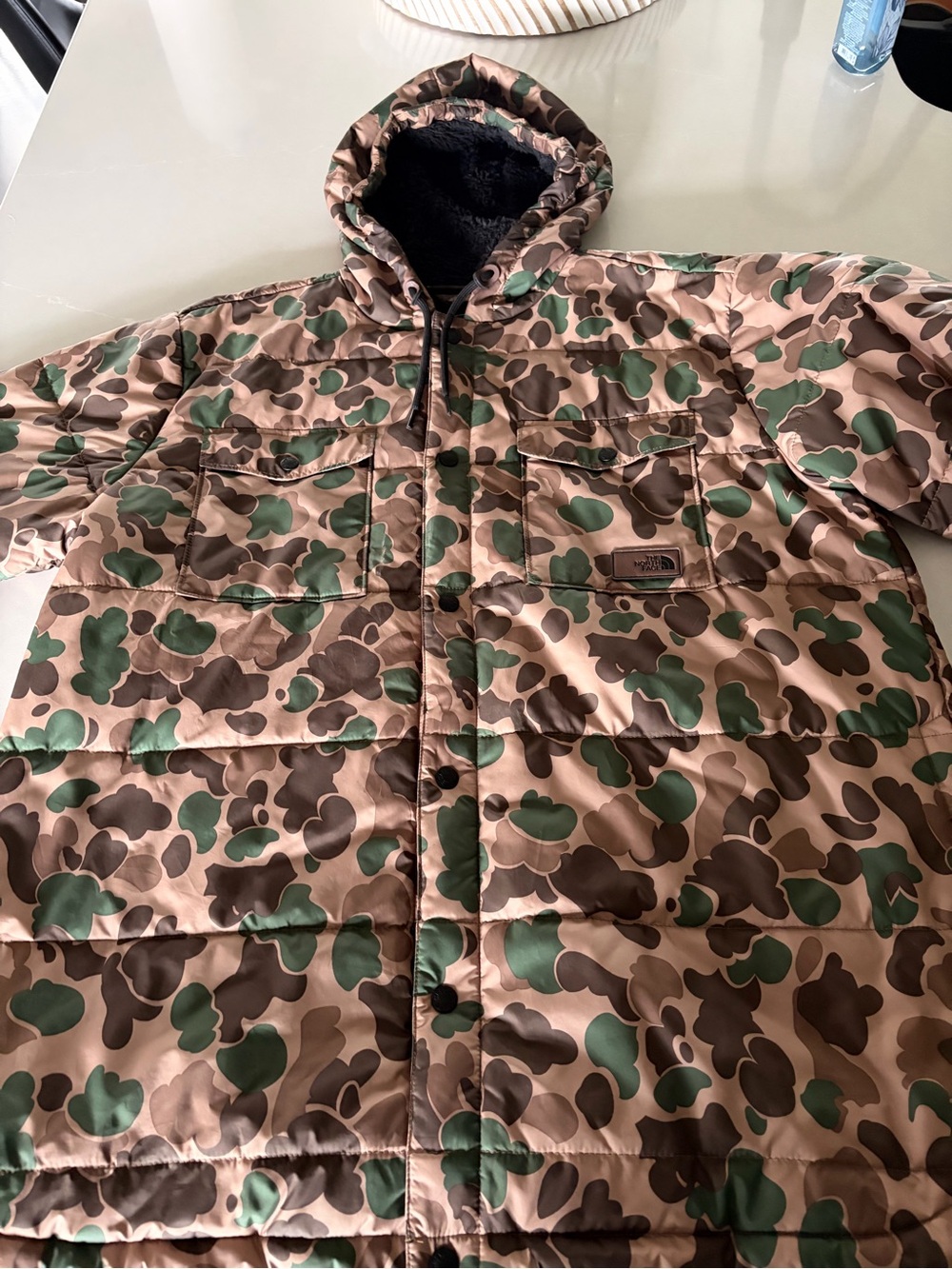 The North Face Camo Fleece-Lined Jacket